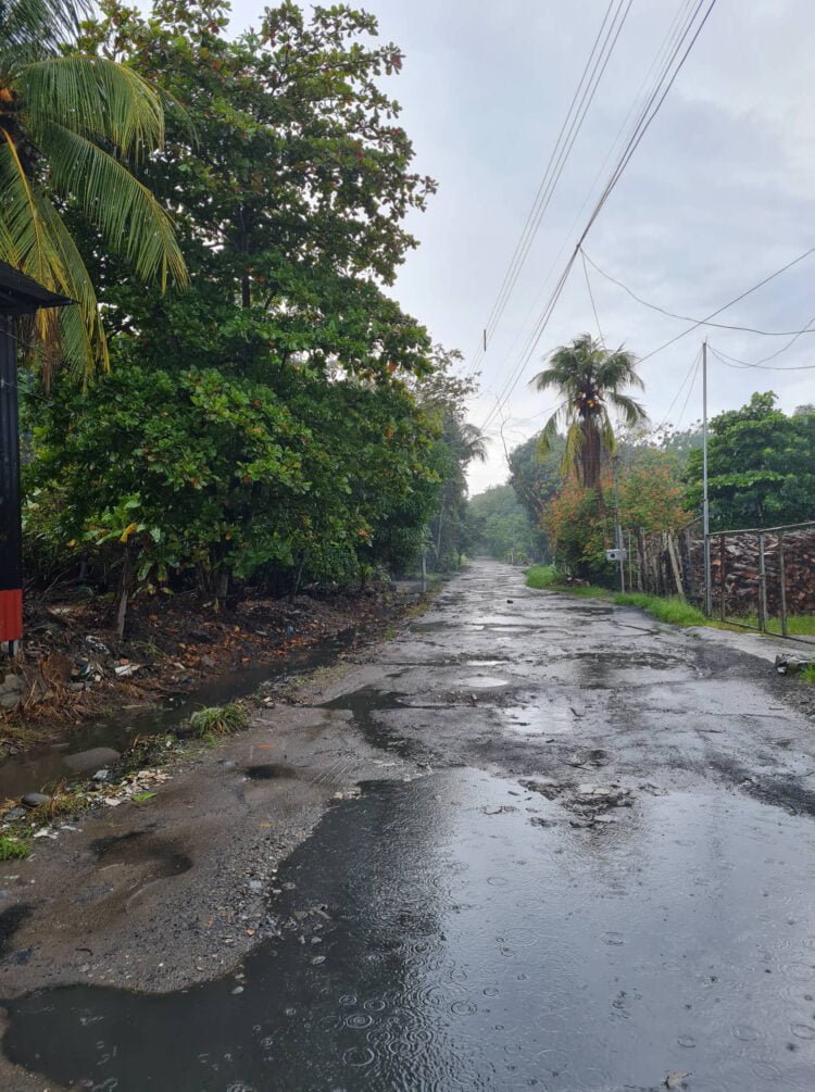 Lluvias en Puntarenas