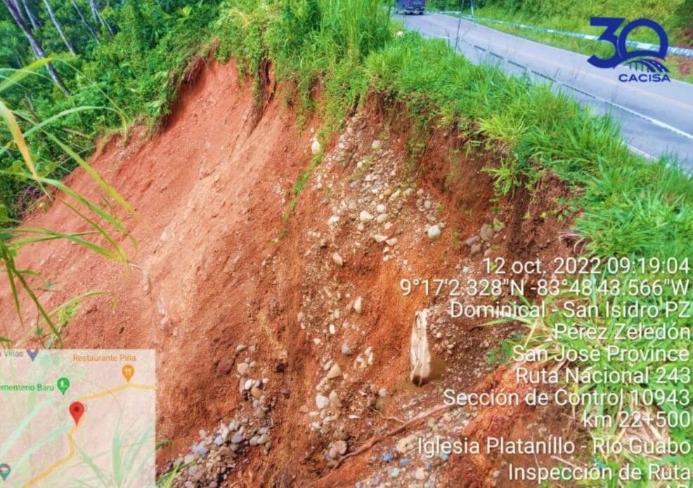 Continúan los trabajos por reparar la ruta entre Pérez Zeledón y Dominical 1 24 02 23 Continuan los trabajos por reparar la ruta entre Perez Zeledon y Dominical RN243 imagen 2