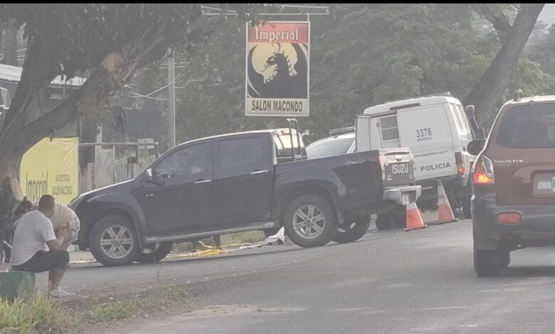 Bar en donde falleció el policía.
